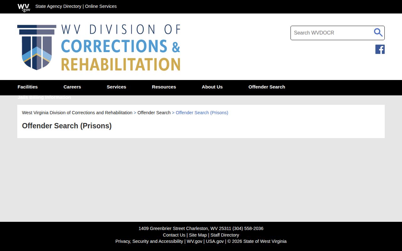 Lewis County regional jail roster DCR official offender search