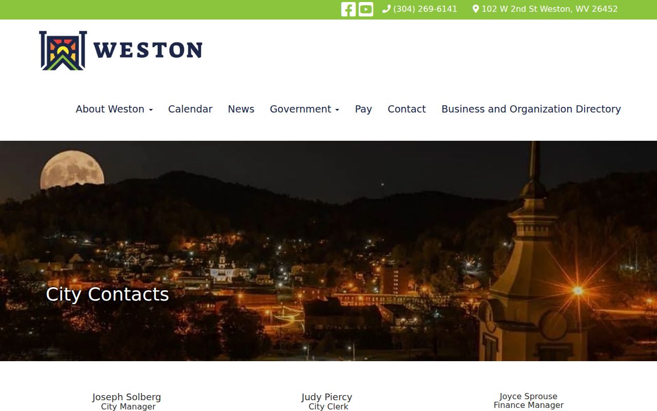 Weston city contacts for Lewis County arrest-record requests